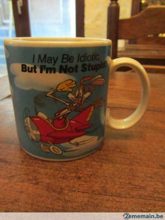 2 tasses Roger Rabitt neuves, Maison & Meubles, Neuf, Tasse(s) et/ou soucoupe(s)