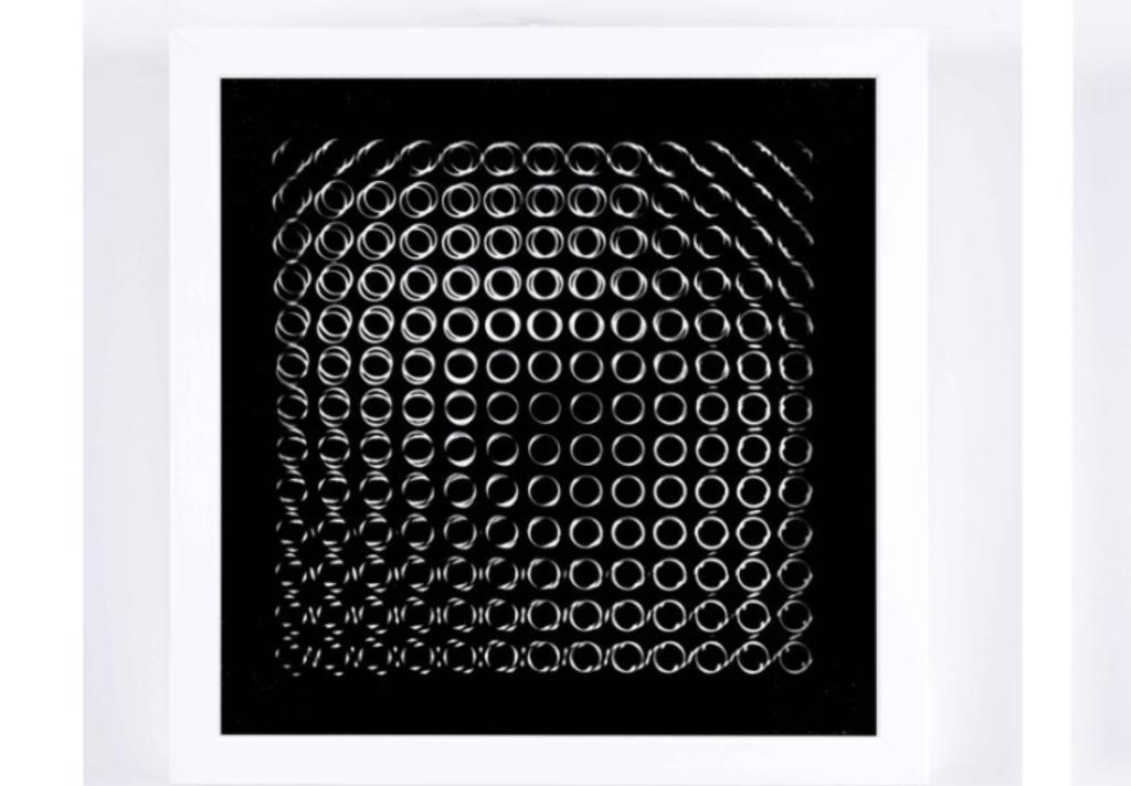 Victor Vasarely - oeuvres profondes cinetiques IV, Enlèvement