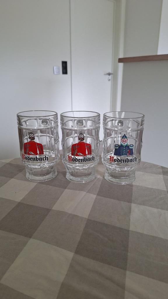 Rodenbach glazen, Enlèvement