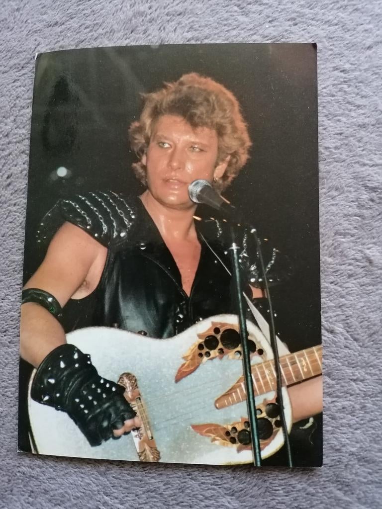 Fotokaart Johnny halliday, Collections, Envoi