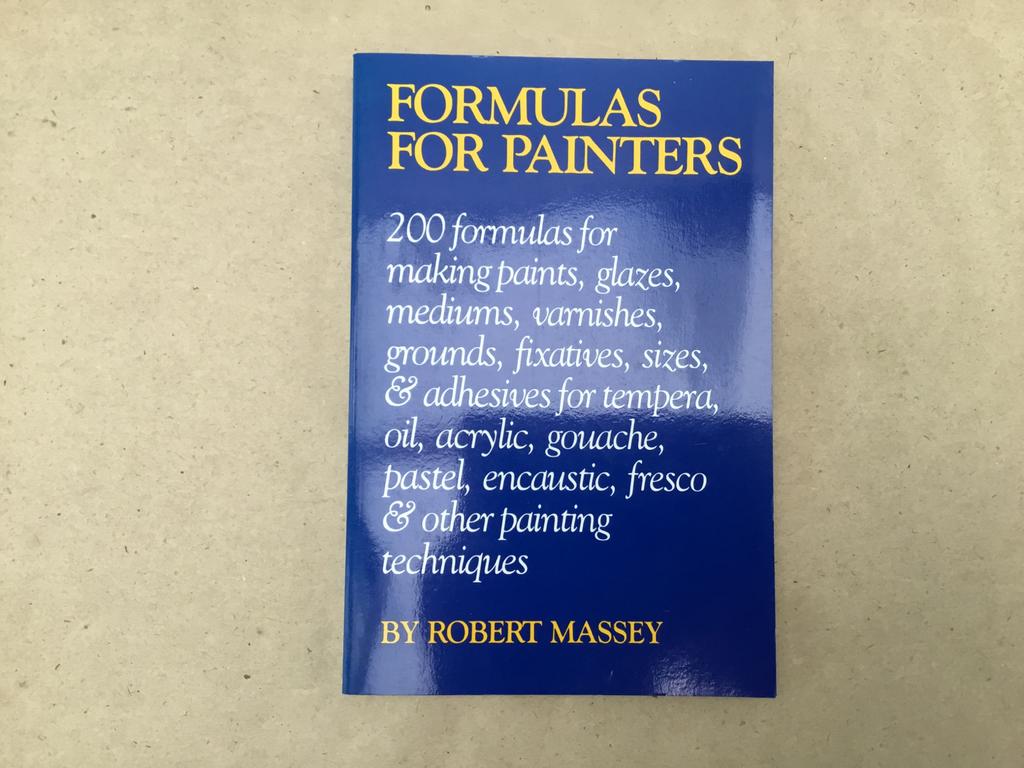 Boek Formulas for painters Robert Massey, Ophalen of Verzenden, Zo goed als nieuw, Schilder- en Tekenkunst, Robert Massey