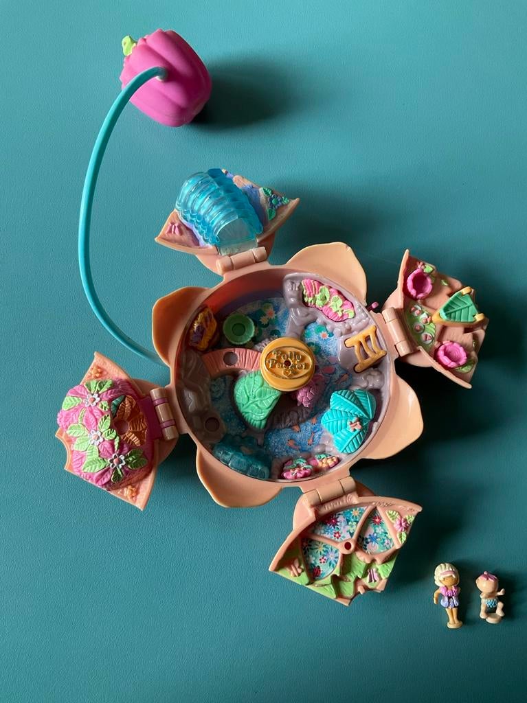 Vintage Polly Pocket Fountain Fantasy van 1995, Verzamelen, Ophalen of Verzenden, Gebruikt