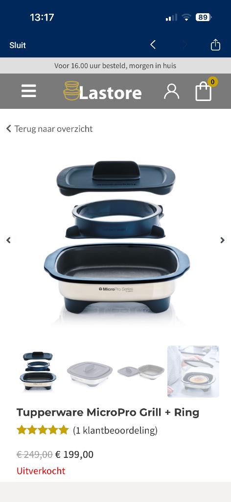 Tupperware Micro Pro, Enlèvement, Neuf, Autres types
