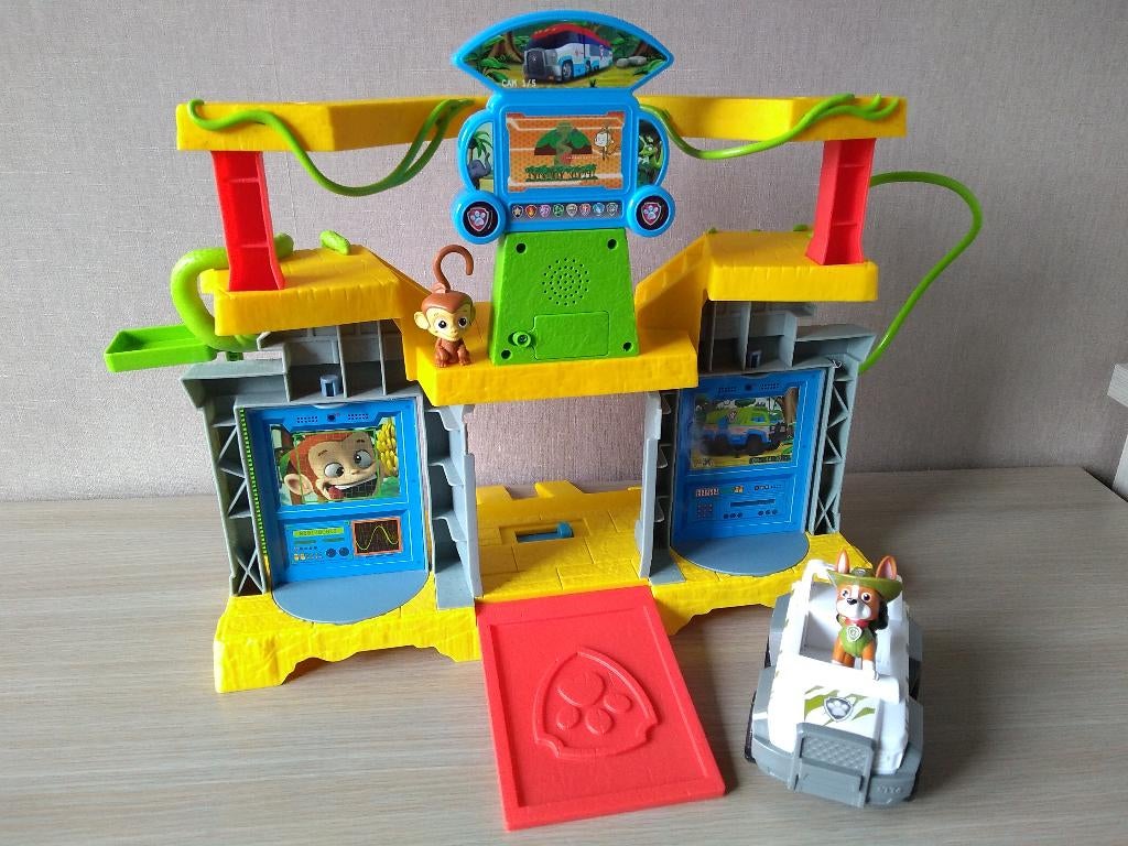 ☼ Paw Patrol Jungle + Tracker en Wagen, Ophalen of Verzenden, Zo goed als nieuw