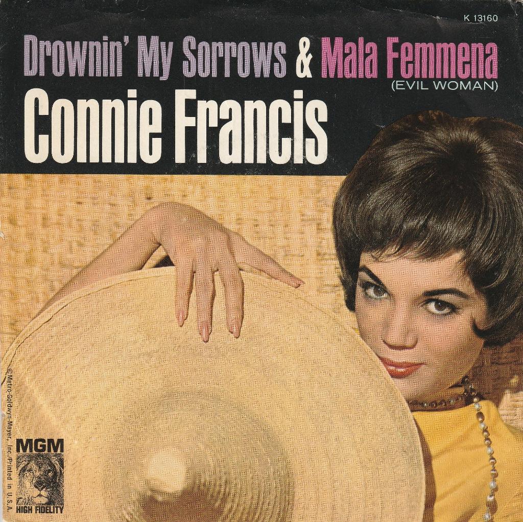 Connie Francis - Drownin' my sorrows, Verzenden, Gebruikt, Pop