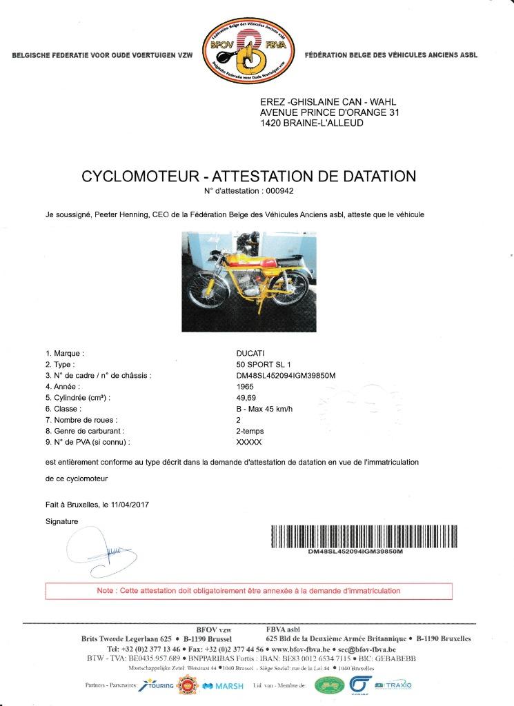 DUCATI 50 SPORT SL 1, Sport, 49 cc, 1 cilinder