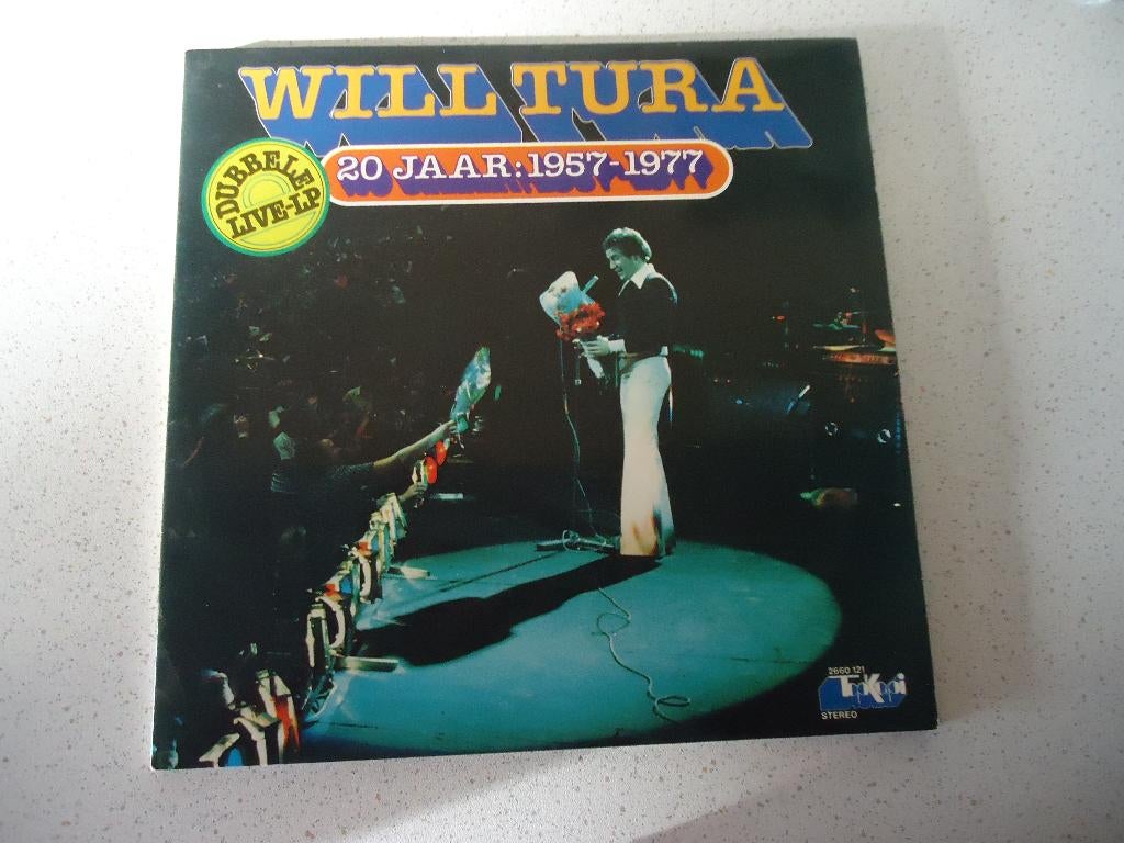 Dubbel LP van "Will Tura" LIVE 20 Jaar 1957- 1977 anno 1977., Cd's en Dvd's, Ophalen of Verzenden, Zo goed als nieuw, 12 inch