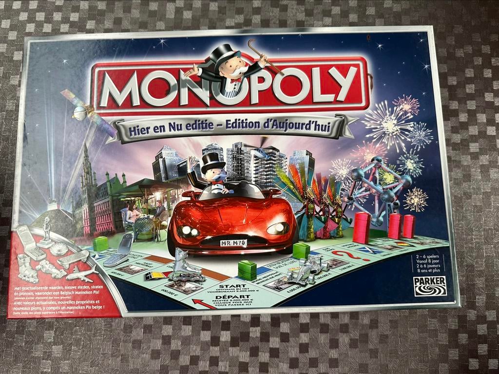 Monopoly hier en nu editie, Hobby en Vrije tijd, Ophalen of Verzenden, Zo goed als nieuw