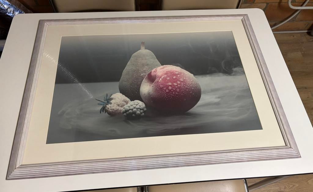 Kader (ingelijste kunstfoto / stilleven van fruit), Ophalen, Gebruikt, Foto of Poster
