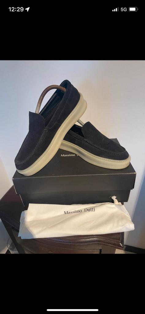 Chaussures Massimo Dutti 41 bleu marine, Enlèvement ou Envoi, Comme neuf