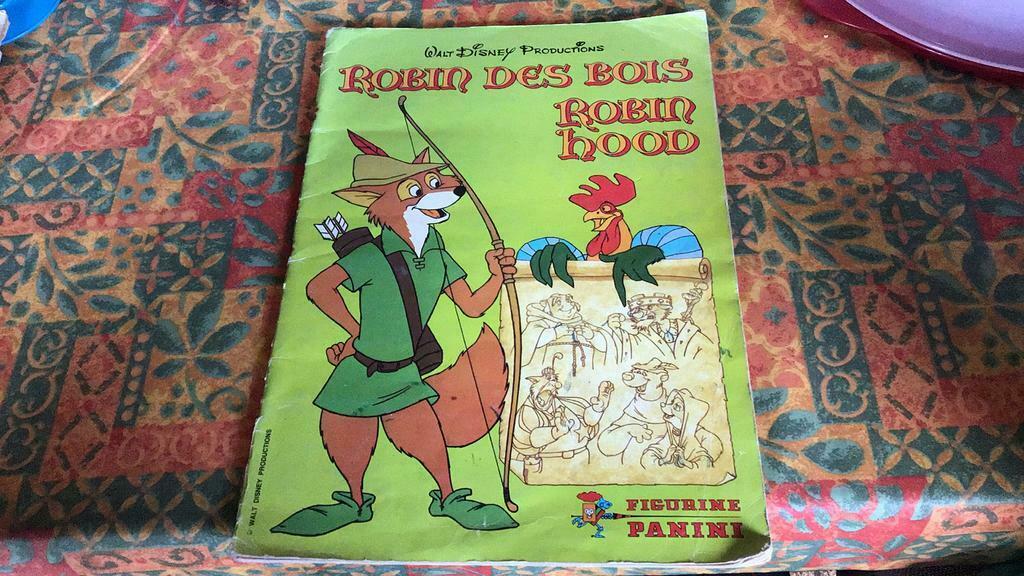 Robin Hood Walt Disney (z8), Ophalen of Verzenden, Gelezen, Panini, Plaatjesalbum
