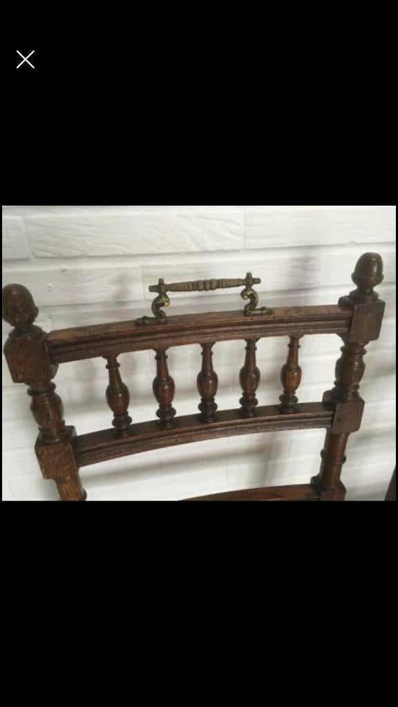 Lot de 2 chaises cannées. Excellent état !, Comme neuf, Bois, Rustique, Deux