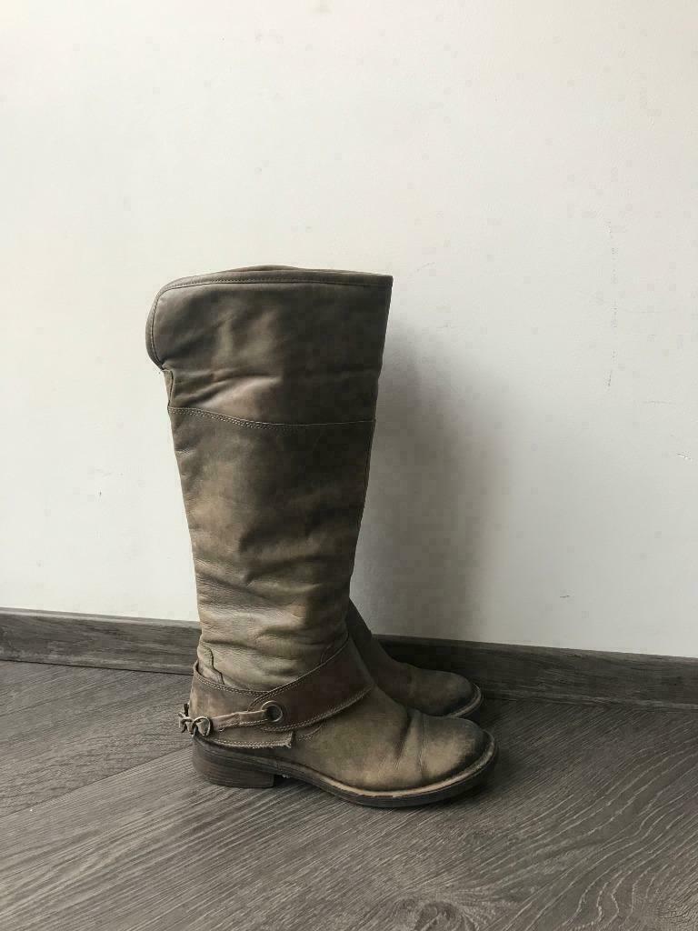 Winterlaarzen maat 40, Kleding | Dames, Schoenen, Ophalen, Hoge laarzen, Bruin, Gedragen