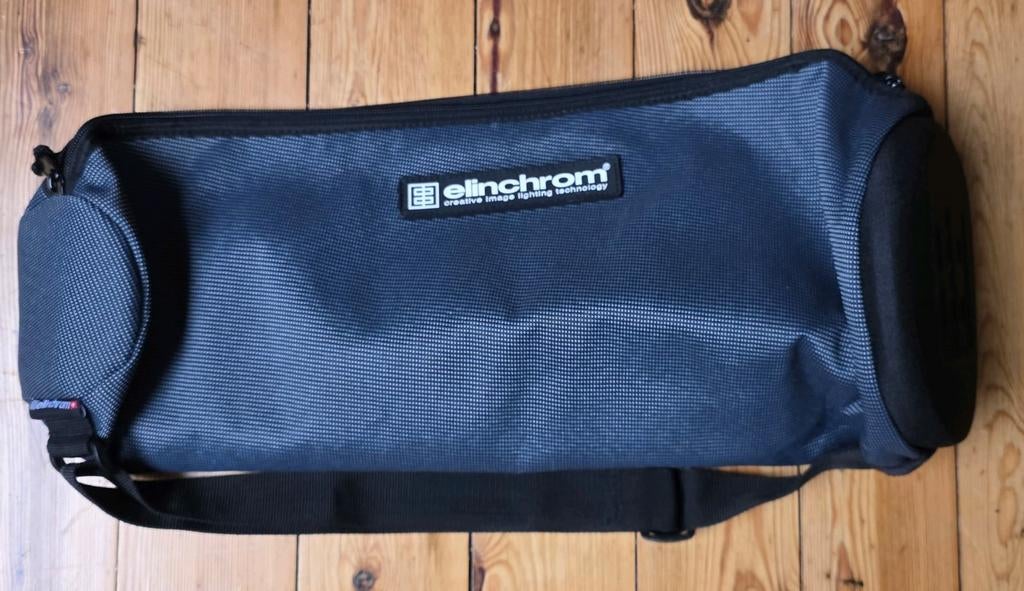 Elinchrom softbox-hoes ongeveer 60 cm grijs