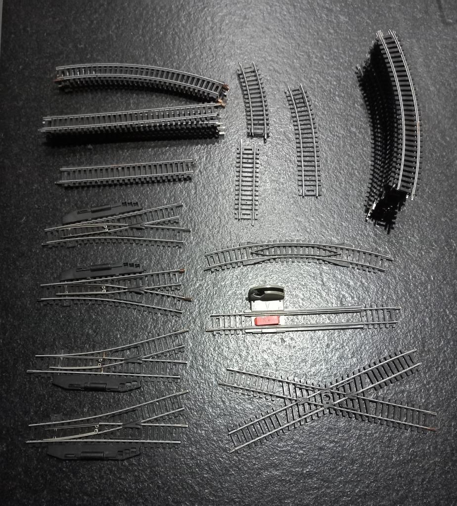 Lima treinsporen trein, Ophalen, Gebruikt, Rails, Lima