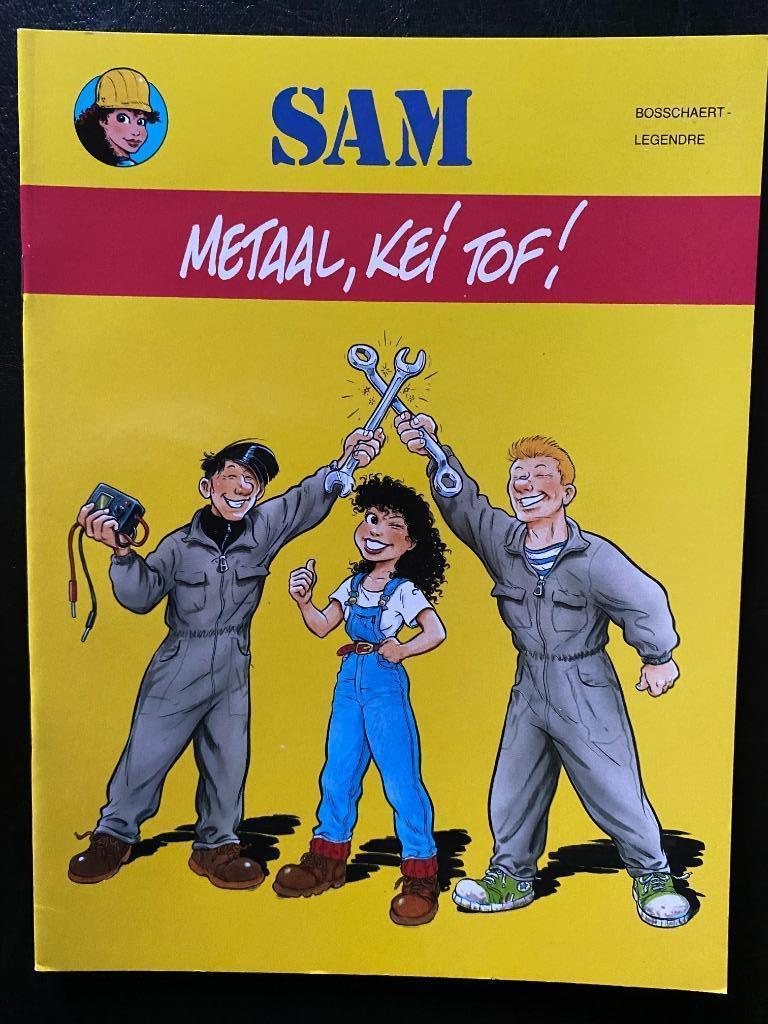 SAM - Metaal, Kei Tof!, Eén stripboek, Ophalen of Verzenden, Zo goed als nieuw, Jan Bosschaert