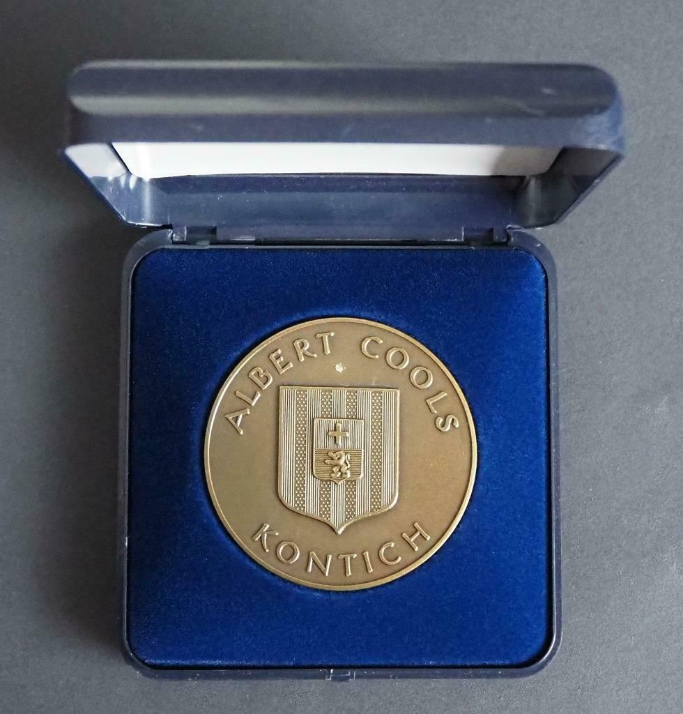Herdenkingsmedaille n.a.v. de Diamantexpo van 1980 - Kontich, Postzegels en Munten, Penningen en Medailles, Ophalen of Verzenden