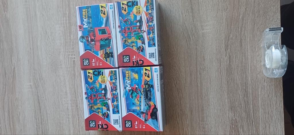 Blocki bouwdozen MyFire Brigade, Ophalen of Verzenden, Zo goed als nieuw