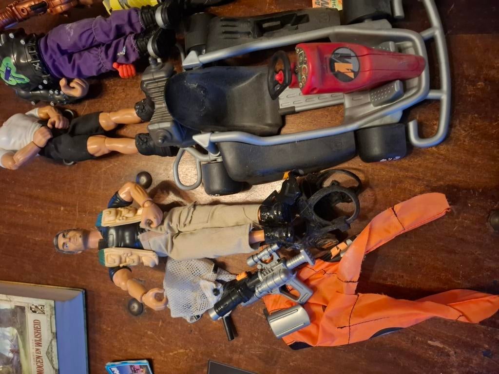 Action man, Ophalen