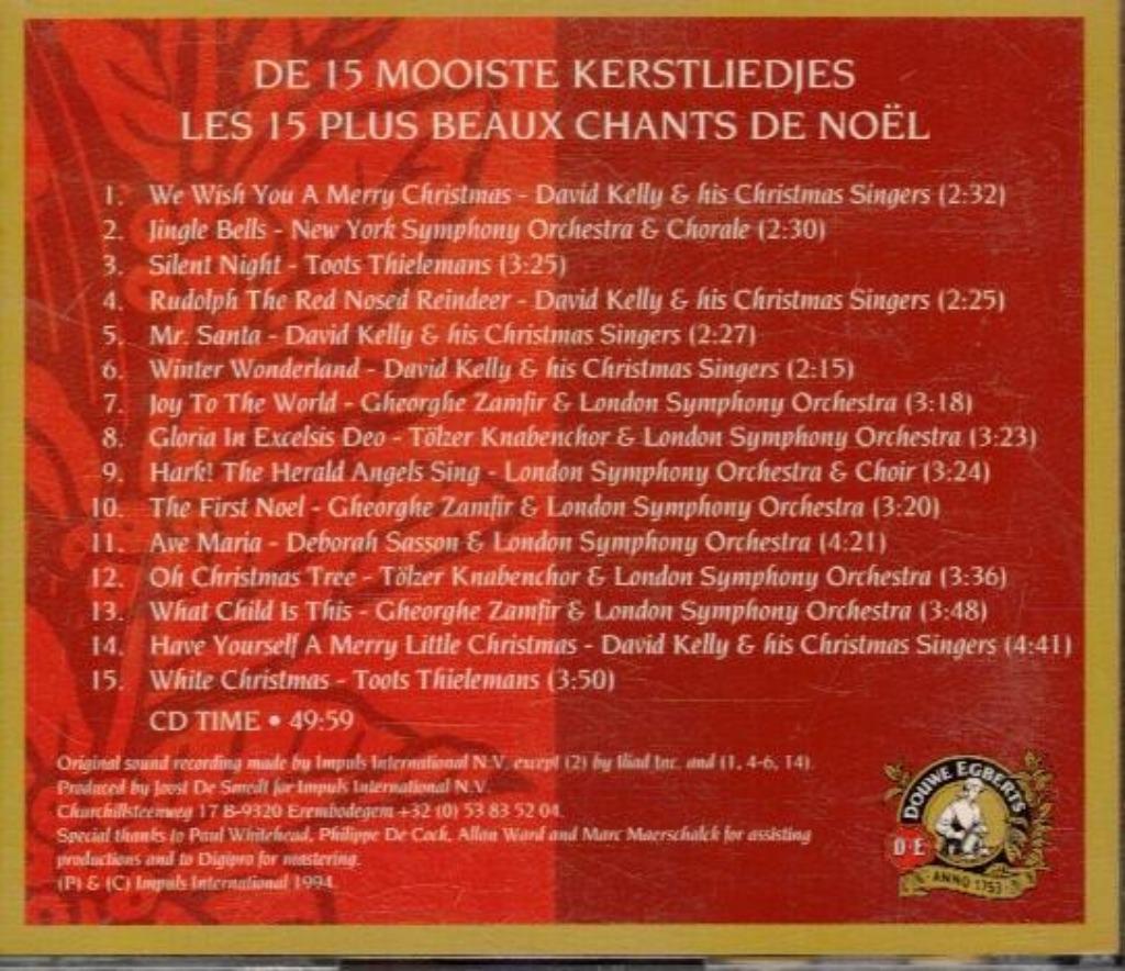 Douwe Egberts Christmas CD, Cd's en Dvd's, Ophalen of Verzenden, Gebruikt