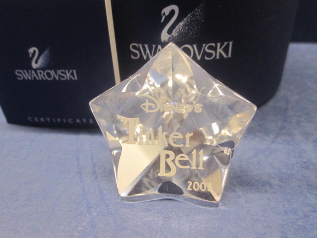 Swarovski Disney plaquette Tinkerbell, Tinker Bell, Verzamelen, Ophalen of Verzenden, Nieuw, Figuurtje