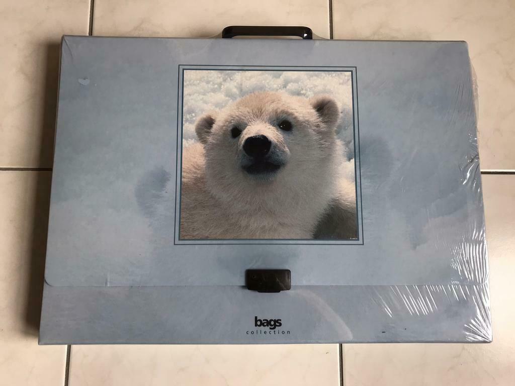 Pochette de transport A3 avec un ours polaire dessus, Enlèvement ou Envoi, Neuf