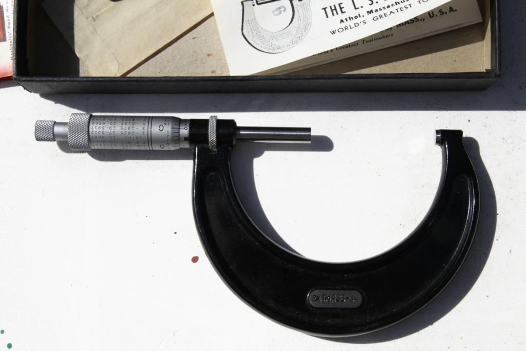 Micrometer Starrett, Ophalen, Zo goed als nieuw