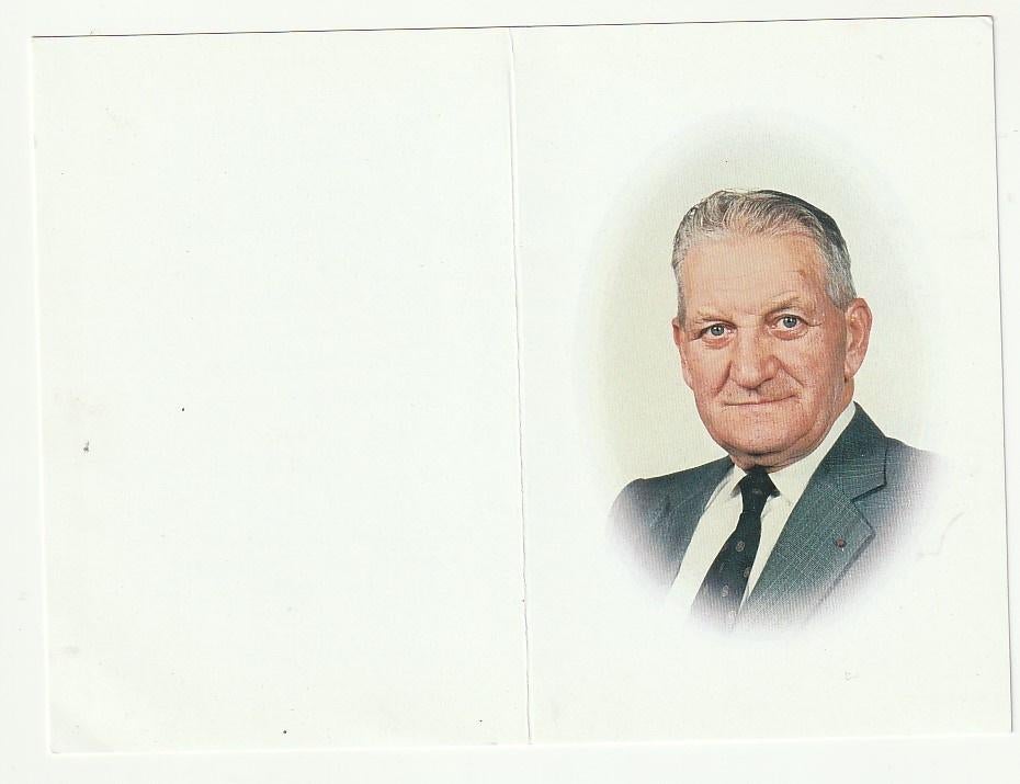 J. SMETS Vorselaar Grobbendonk 2002 Burgemeester Oudstrijder, Envoi, Image pieuse