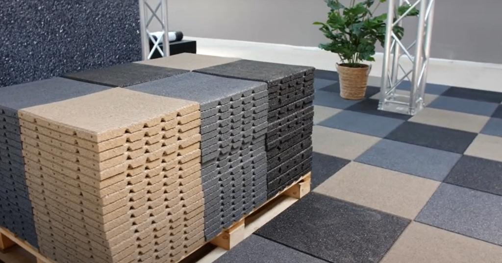 Dalles caoutchouc pour extérieur toiture, terrasse, balcon,., Neuf, Info@kriden.be, Enlèvement ou Envoi, Belgique