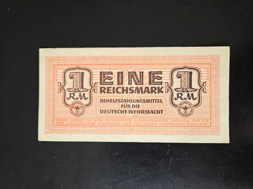 1 Reichsmark (Allemagne, Seconde Guerre mondiale) unique, Enlèvement ou Envoi, Allemagne, Billets en vrac