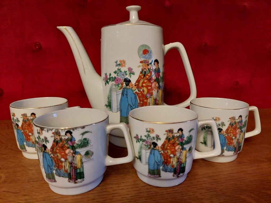 Theeset gekocht in China., Ophalen of Verzenden