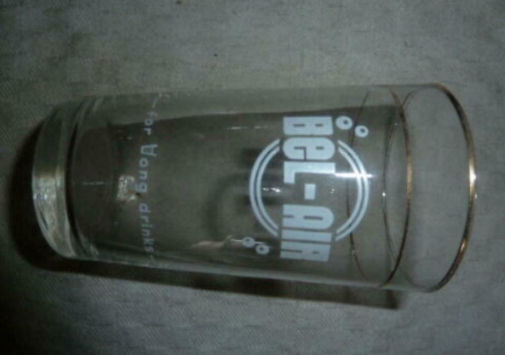 #E glas BEL - AIR For Long drinks, Verzamelen, Glas en Drinkglazen, Gebruikt, Overige typen, Ophalen of Verzenden