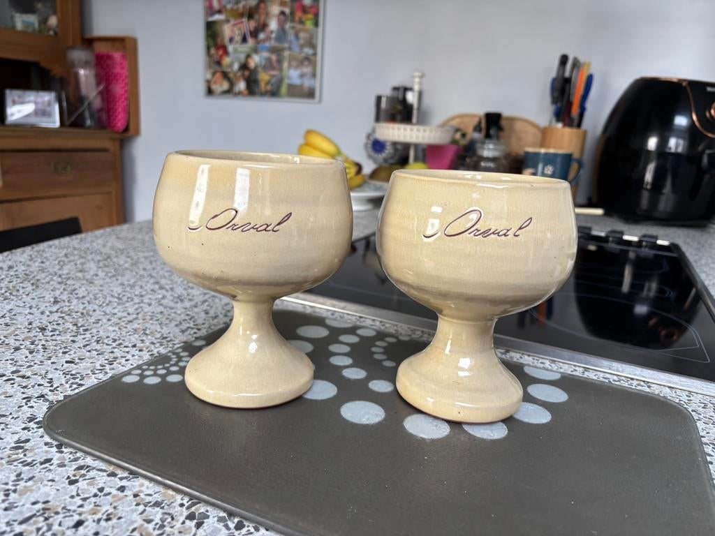 Calice a orval en grès !, Enlèvement, Comme neuf