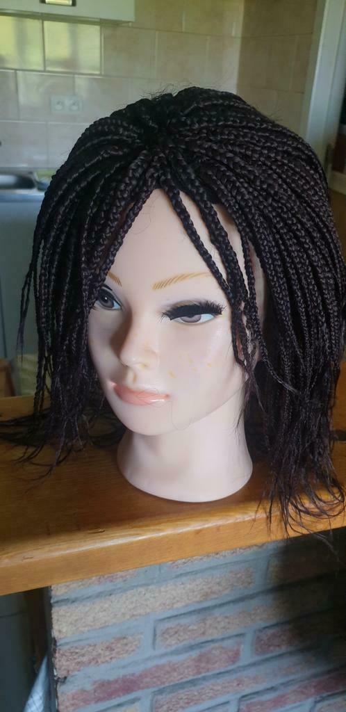Perruque cheveux tressés, Enlèvement ou Envoi, Comme neuf