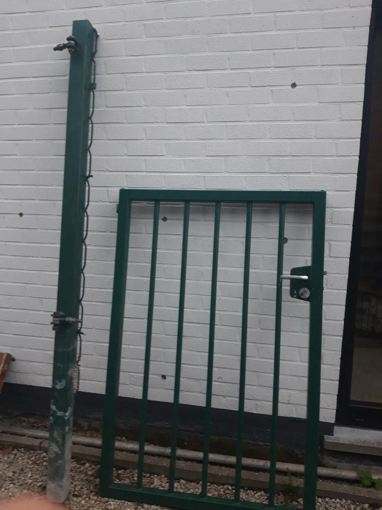 Tuin poort metaal, Tuin en Terras, Ophalen, Zo goed als nieuw