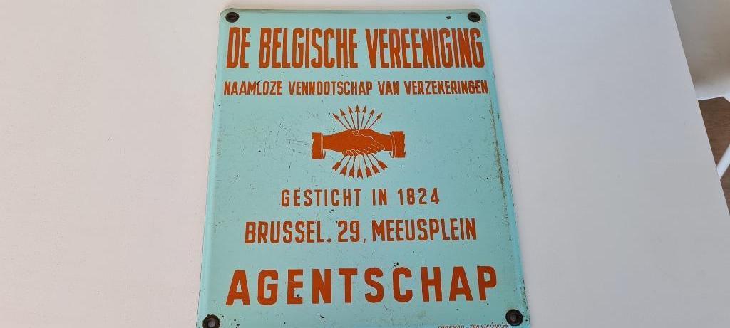 reclame emaille de belgische vereniging naamloze, Enlèvement ou Envoi