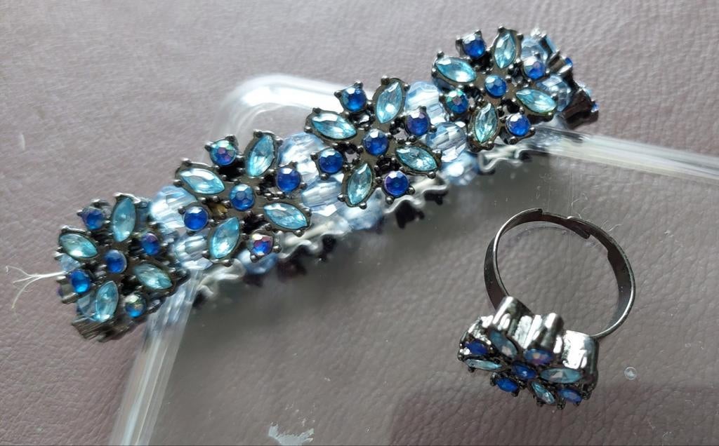 Bracelet + bague vintage, Enlèvement ou Envoi