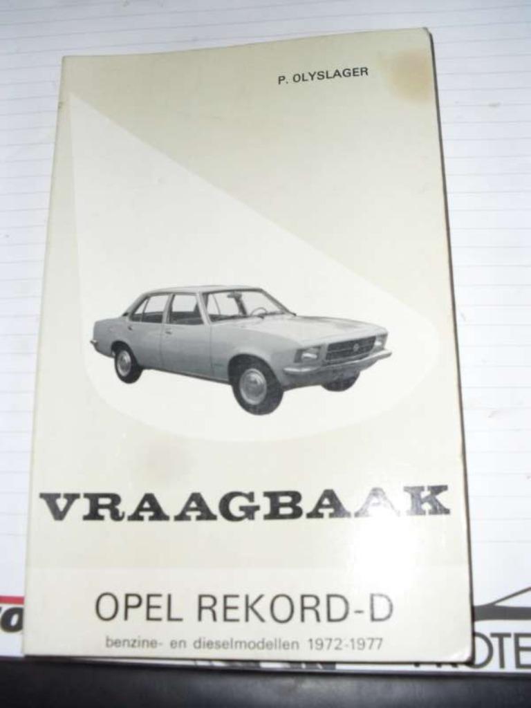 Vraagbaak Opel Rekord D 72-77, Enlèvement ou Envoi