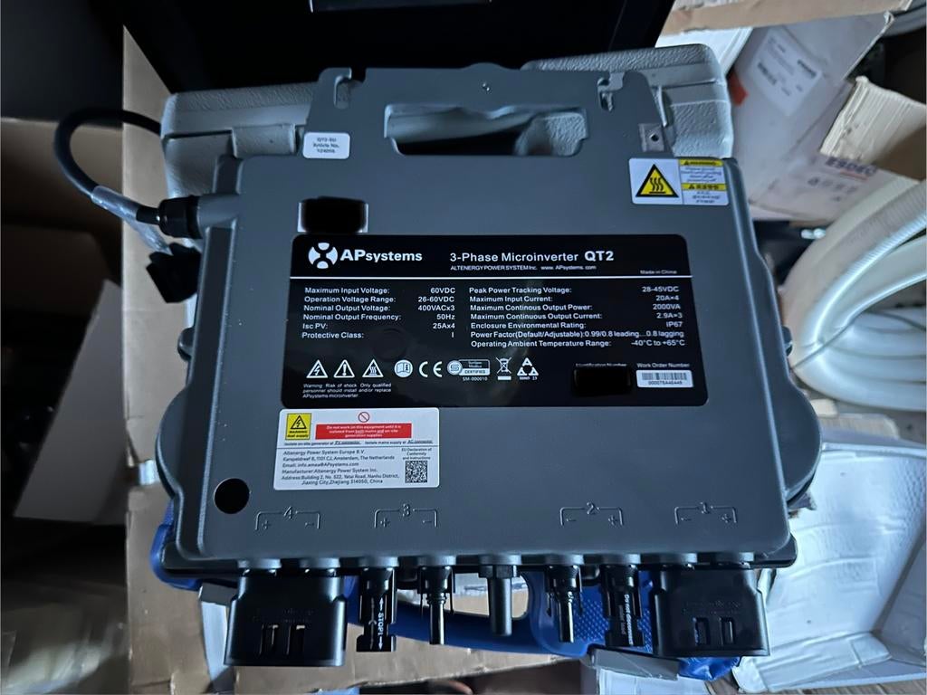 APSystems QT2, Ophalen, Nieuw