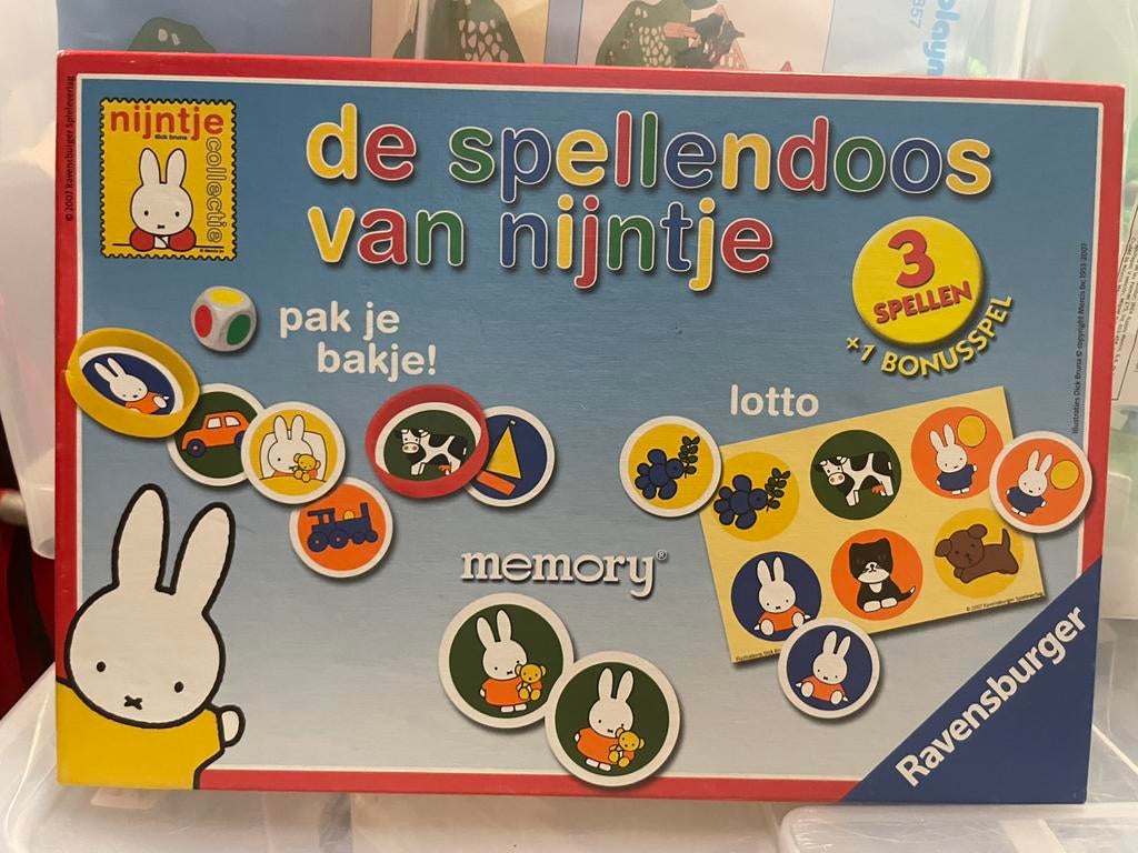 de spellendoos van nijntje, Hobby en Vrije tijd, Gezelschapsspellen | Overige, Ophalen