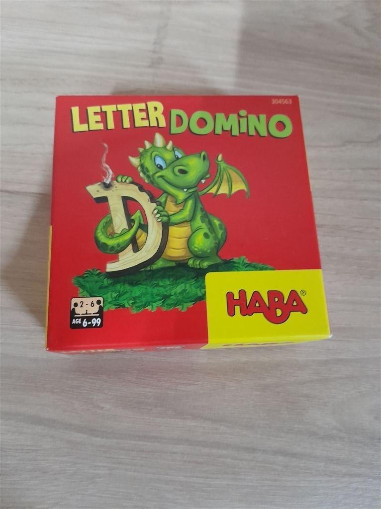 Letter domino - haba - s4071, Verzenden, Zo goed als nieuw