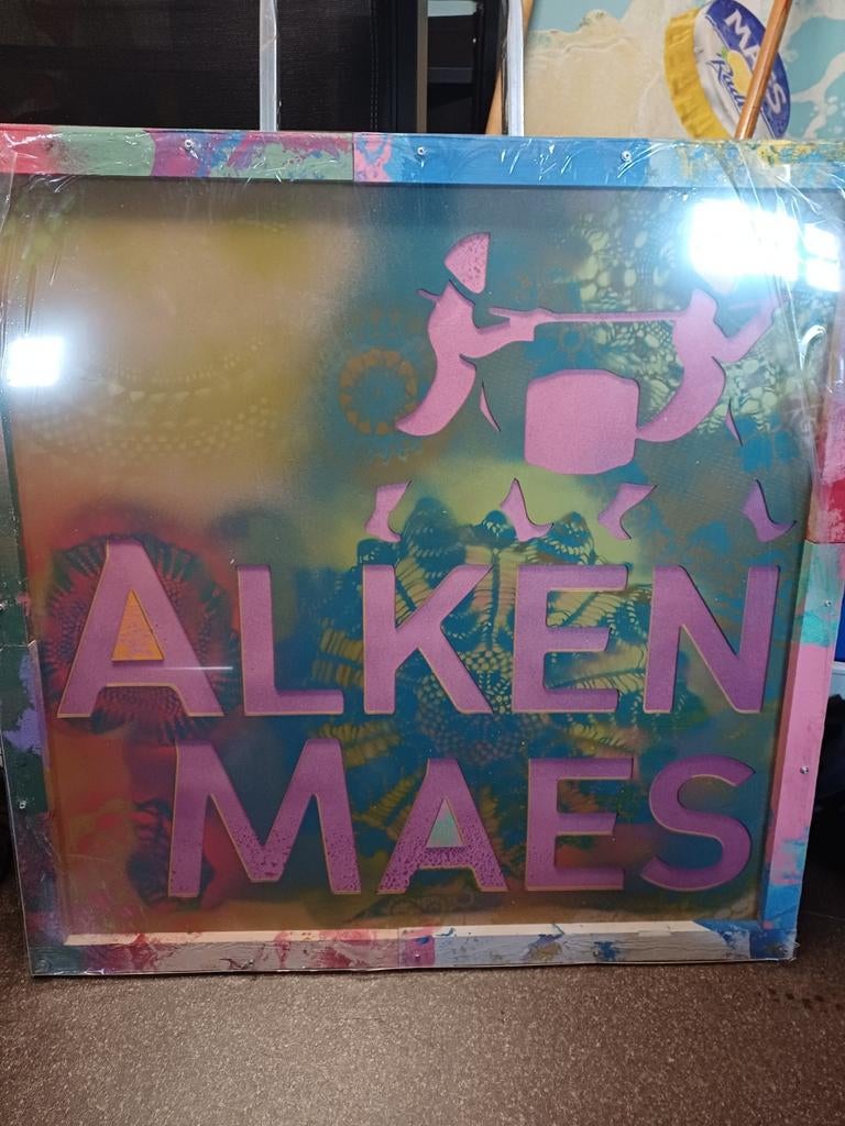 Decoratieve kader Alken-Maes ( Cristal Alken ), Ophalen