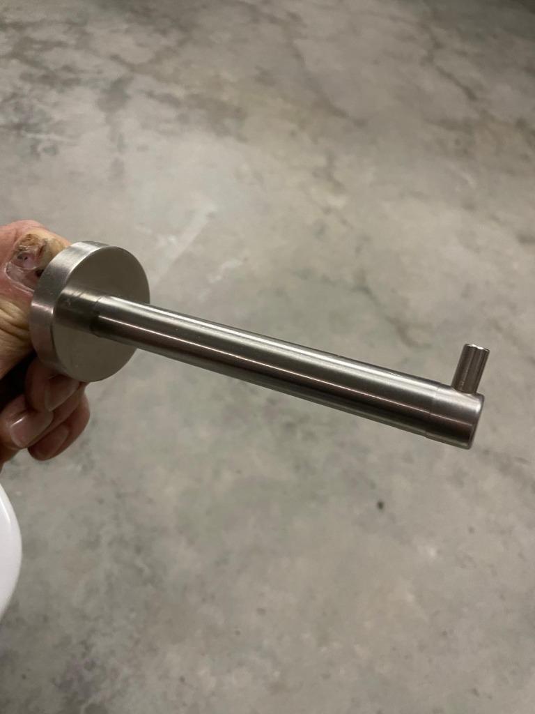 Inox WC-rol houder, Enlèvement, Comme neuf, Inox, Toilettes