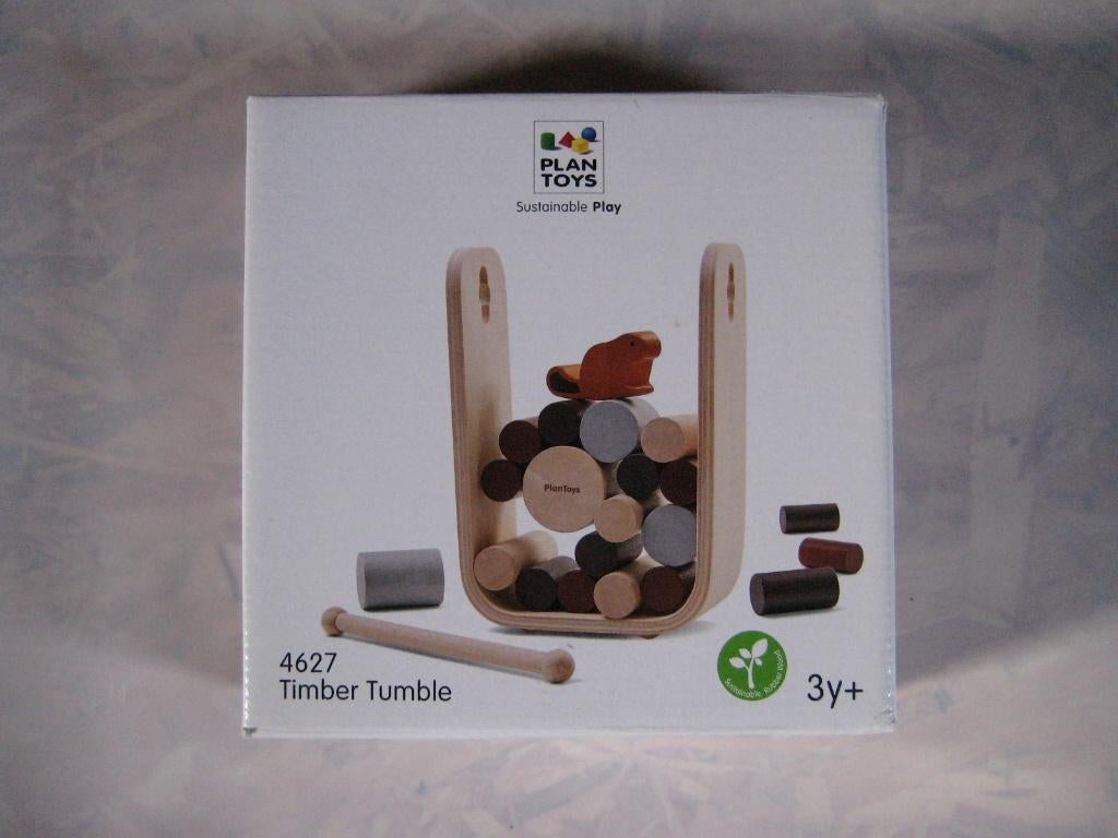 Timber Tumble - PLANTOYS, Een of twee spelers, Ophalen of Verzenden, Zo goed als nieuw, Plantoys