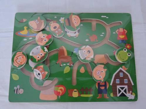 EXERCER SA MOTRICITE FINE ! Puzzle Labyrinthe en bois NEUF, Enlèvement ou Envoi, Neuf, Autres types