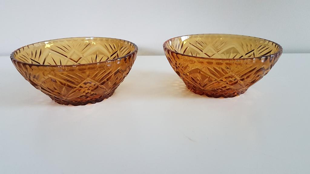2 Vintage dessertkommetjes France., Ophalen of Verzenden