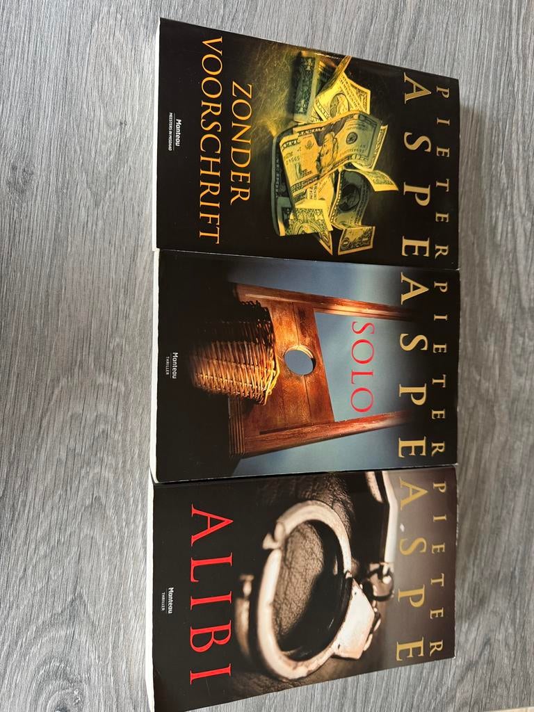 Boeken Pieter Aspe, Ophalen