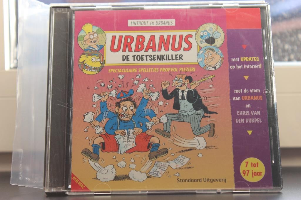 CD-ROM URBANUS DE TOETSENKILLER - SPELLETJES, Ophalen of Verzenden