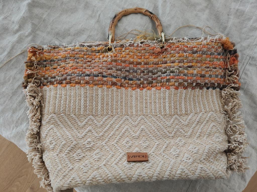 Beach bag multi colored new condition, Ophalen of Verzenden, Nieuw, Overige kleuren, Shopper