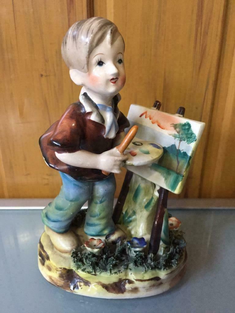 Figurine en porcelaine figurine Oftriart 15 cm H, voir descr, Enlèvement ou Envoi, Comme neuf, Humain